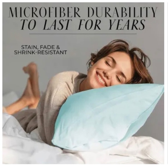 Bamboo viscose body pillow case in black 20x54 - Picture 4 of 8